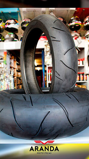 Pneu de Moto Esportivo - Aranda Moto Peças Londrina - PR