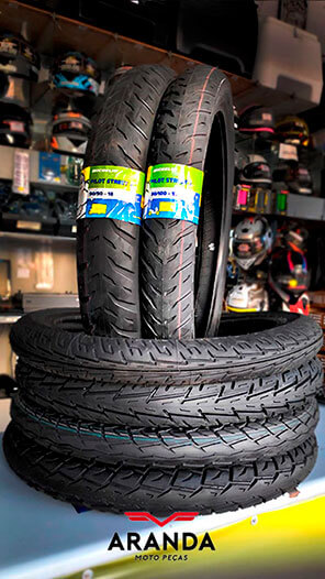 Pneu de Moto Michelin - Aranda Moto Peças Londrina - PR