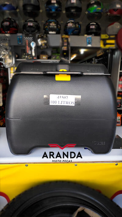 Caixa para Moto 100 Litros ICBras - Aranda Moto Peças em Londrina - PR.