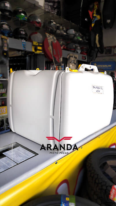 Caixa para Moto Entrega de Pizza ICBras - Aranda Moto Peças em Londrina - PR.