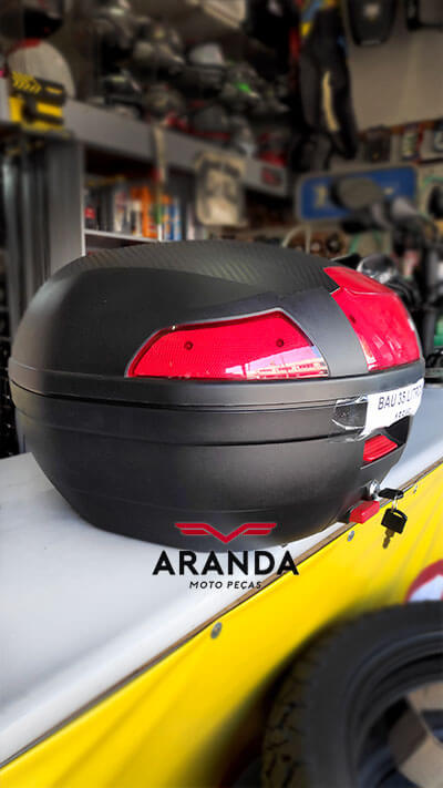 Baú para Moto 35 Litros - Aranda Moto Peças em Londrina - PR.