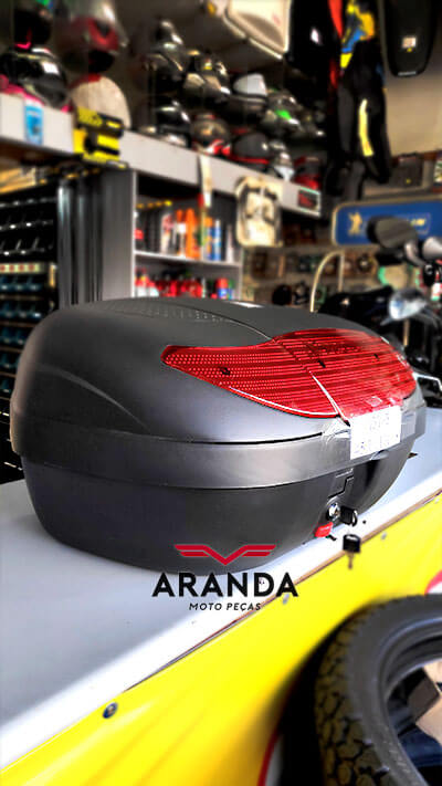 Baú para Moto 35 Litros - Aranda Moto Peças em Londrina - PR.