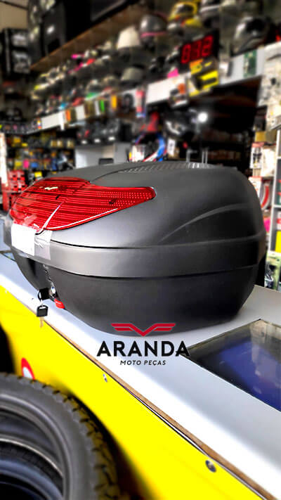 Baú para Moto 35 Litros - Aranda Moto Peças em Londrina - PR.