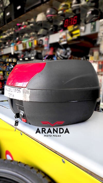 Baú para Moto 28 Litros - Aranda Moto Peças em Londrina - PR.