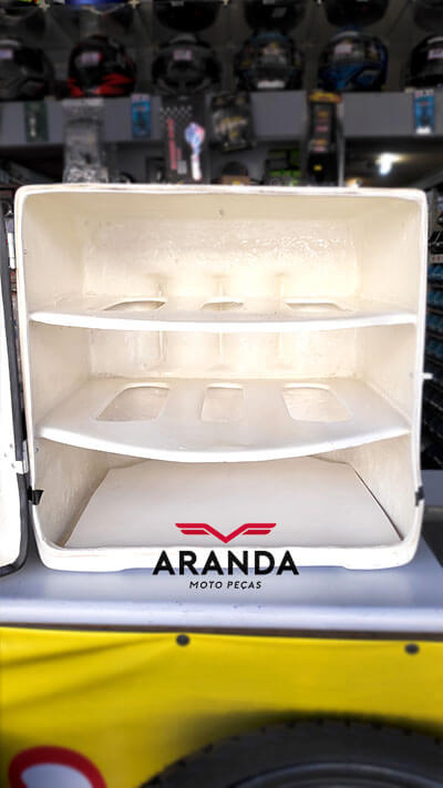 Caixa para Moto Entrega de Pizza Fibra