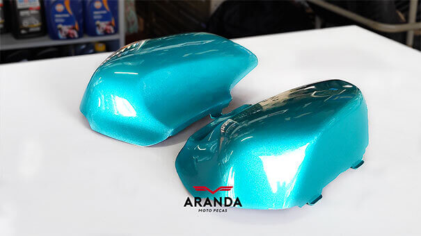 Carenagem de Moto - Complemento do Paralama Biz 100 - 2000 a 2004.