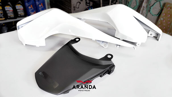 Carenagem de Moto - Rabeta Titan 160 2016 a 2021.